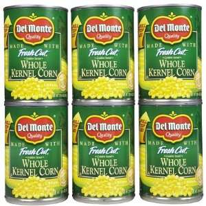 Del Monte Fresh Cut Corn Whole Kernel Sweet, 15.25 oz, 6 ct (Quantity 