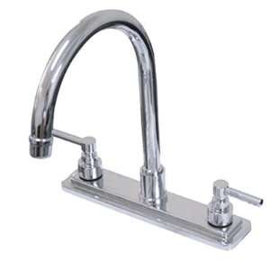 Elements of Design Tampa 8 Kitchen Faucet with Elinvar Cross Handles 