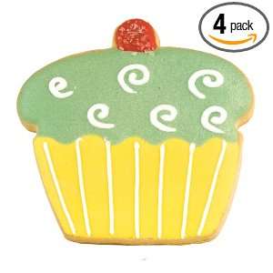 Traverse Bay Confections Hand Decorated Cupcake Cookie, 3 Ounce Boxes 