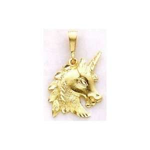  14k Gold Unicorn Head Charm [Jewelry]