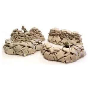  Sandbag Assortment 25 28mm Miniature Terrain Toys & Games