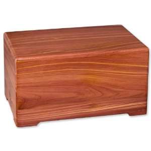  Cedar Wood Urn   solid cedar wood