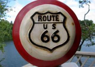 Gasoline Gas Pump Route 66 Cabinet Retro Folk Art  