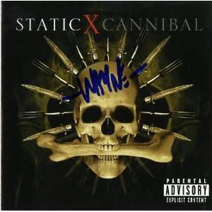  Static X Cannibal Wayne Static Autographed CD Booklet 