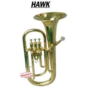  Hawk Lacquer Brass Bb Baritone Horn WD BT511 Musical 