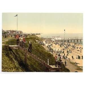 From the cliffs,Clacton on Sea,England,c1895 