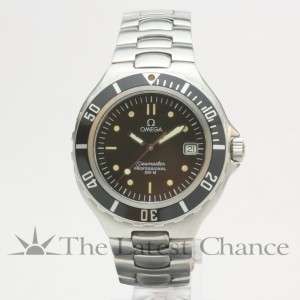 Mens Omega Seamaster Stainless Steel Wristwatch Great Condition 