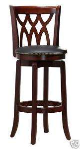 24 Swivel Wood Counter Bar Stool   Avail in 2 Colors  