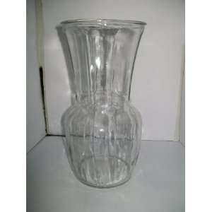  Large Clear Glass Vase 