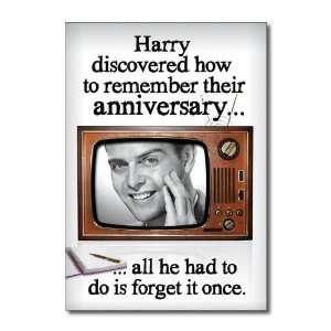Funny Anniversary Card Forget Anniversary Once Humor Greeting Ron 