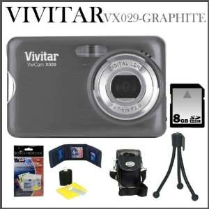  Vivitar VX029 Graphite 10.1MP 2.7IN Screen 4X Dig Zoom 
