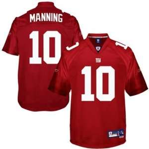  New York Giants Eli Manning Replica Red Jersey Sports 