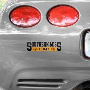  Southern Miss Golden Eagles Dad Car Decal Automotive