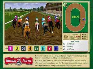 Daily Racing Form Horse Racing PC CD simulation game  