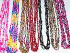   Necklace, Handmade, Ladder/Lattice Ribbon Yarn, Nearly Weightless