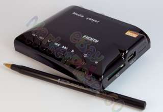 HDMI MEDIA PLAYER 1080P HDD RM RMVB DIVX AVI MKV USB SD MPEG JPEG MOV 
