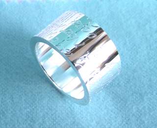   shipping wholesale solid silver italics ring size 6,7,8,9,10+box DR07