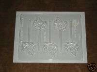NEW CARDINALS TEAM LOGO CANDY MOLD WITH STICK HOLDER 58  