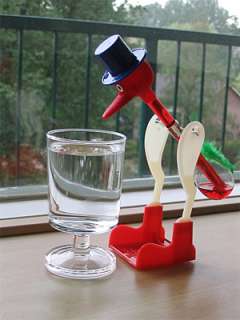 Novelty Glass Drinking Dipping Dippy Bird Einstein Duck  