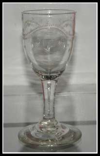 Antique 18C Georgian Glass Wine Stem NR  
