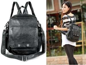 Genuine REAL LEATHER Womens Girls Shoulder Bag Handbag Backpacks 