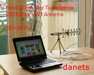 NextG USB Yagi 802.11n WiFi Antenna for LONG RANGE 489226317091  