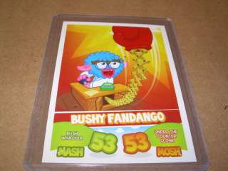 Topps Moshi Monsters MASH UP Card BUSHY FANDANGO 53/53  