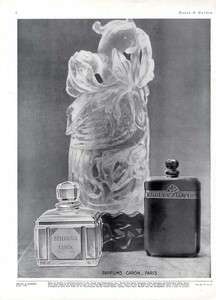 BELLODGIA & Nuit de Noel by CARON Perfume Ad   1930  
