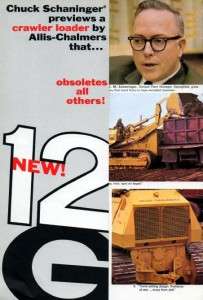 1967 Allis Chalmers HD 12 G Crawler Tractor Original Ad  