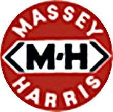 Massey Harris Company logo circa 1952 graphics generated