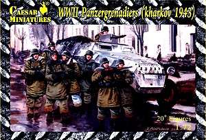   72 B01 WWII German Panzergrenadiers Infantry (Kharkov 1943)  