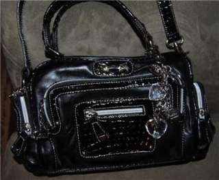 Kathy Van Zeeland Handbag Shoulder Bag Tote Bag Black Brand New  