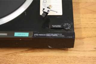 Sony PS X600 Fully Automatic Direct Drive Turntable with Biotracer 