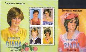 Bhutan stamp 2003 Lady Diana Famous people MNH WS18502  