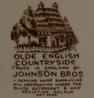 OLDE ENGLISH COUNTRYSIDE JOHNSON BROTHERS 12 PLATTER  