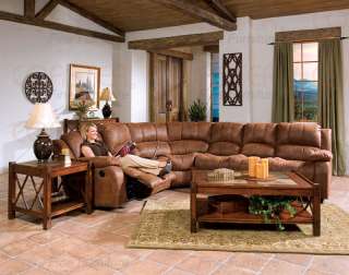 Brown Microfiber 3 Pc Sectional Sofa Set   FREE S/H  
