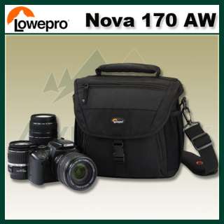 Lowepro Nova 170 AW Black Digital Shoulder Camera Bag 056035352522 