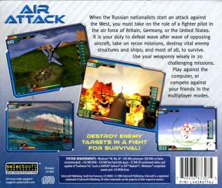 AIR ATTACK * PC CD ROM FLIGHT SIMULATOR * BRAND NEW 798936833075 