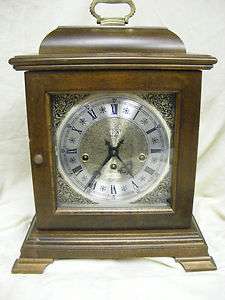   Hamilton Chiming Mantle Clock w/ Instructions & Original Key Old Works