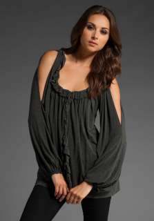 BAILEY 44 Fern Gully Top in Charcoal  