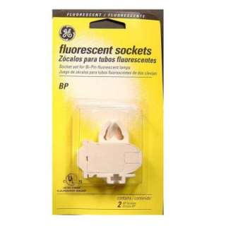 GE Sockets for Medium Bi Pin Fluorescent Lamps (2 Pack) 80624 at The 