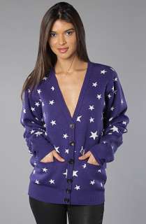 Joyrich The Joy Star Cardigan in Navy  Karmaloop   Global 