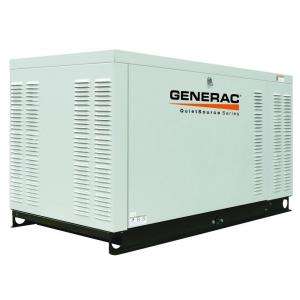 Generac 22 KW Liquid Cooled Standby Generator QT02224ANAX at The Home 