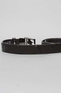 Play Cloths The Broad Street Leather Belt in Caviar Black  Karmaloop 