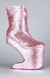 Sole Boutique The Chablis Shoe in Pink Glitter  Karmaloop 