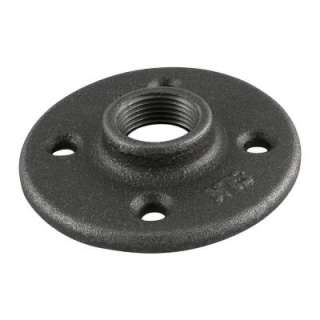 LDR Industries 1/2 In. Black Iron Floor Flange 310 F 12 at The Home 