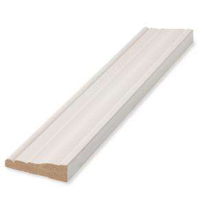 14 ft. x 2 1/4 in. x 19/32 in. White MDF Casing (12 Pack) VD0376 14A 