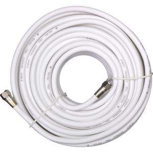 GE 50 Ft. White RG 6 Coaxial Cable 73285  