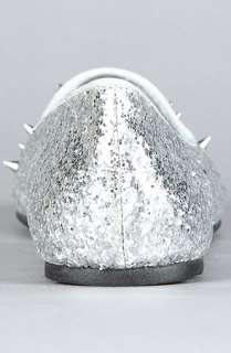 Senso Diffusion The Esta Flat in Silver Glitter  Karmaloop 