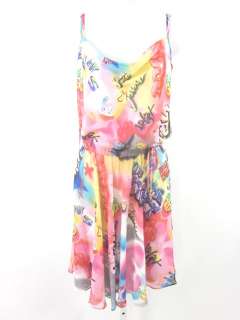 NWT ESCADA Multicolor Graffiti Silk Dress Sz 36 $980  